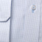 Jasnobłękitna taliowana koszula w kratkę